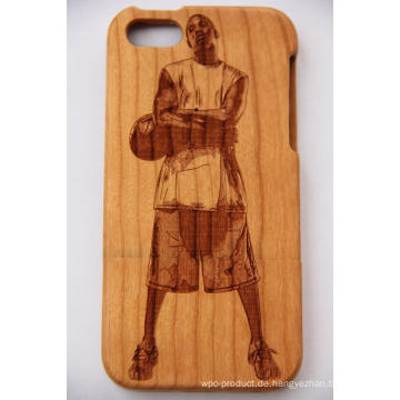 Laser Basket Ball Stern Holz Mobile Cover